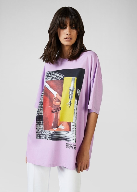 Versace Collage Capsule Collection T-shirt Dam - 149780KQN